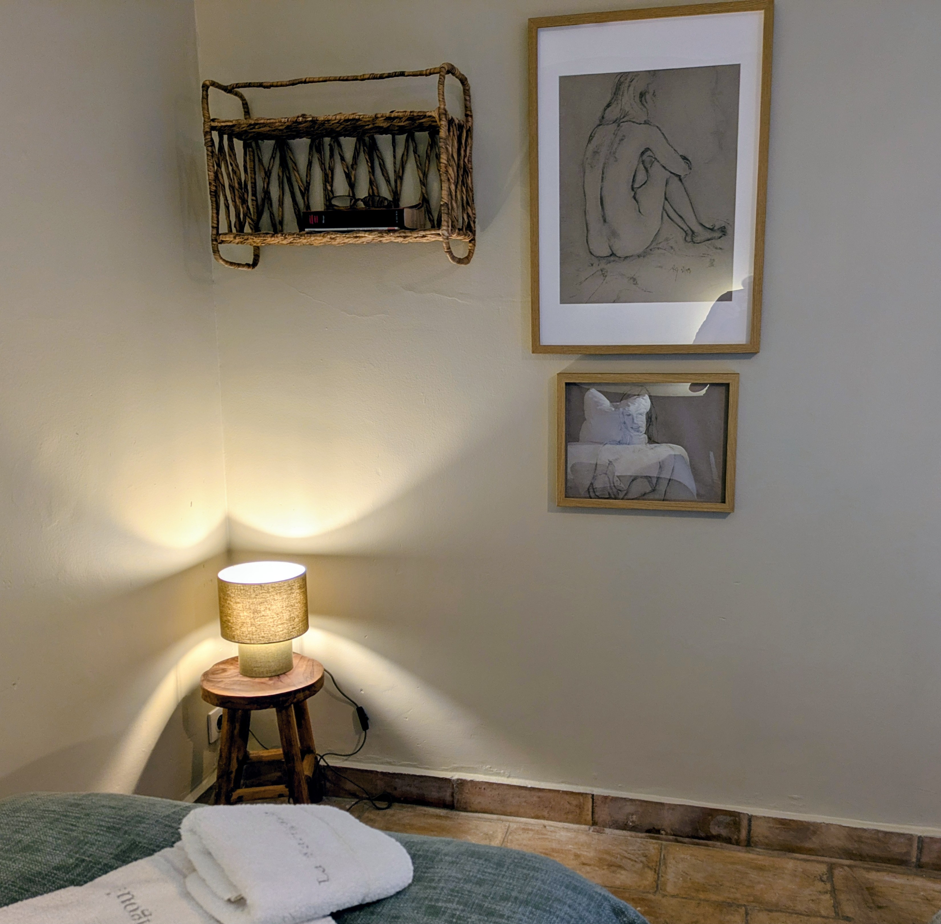 Détails décoratifs de la chambre 3 personnes